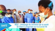 COVID-19 : le ministre de la santé de la RDC adresse un message de sensibilisation aux populations