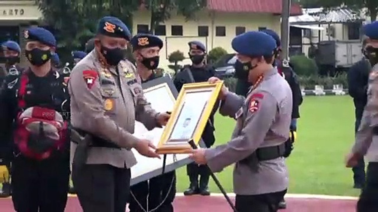 KAPOLRI TUTUP RAKERNIS KORPS BRIMOB T. A 2021