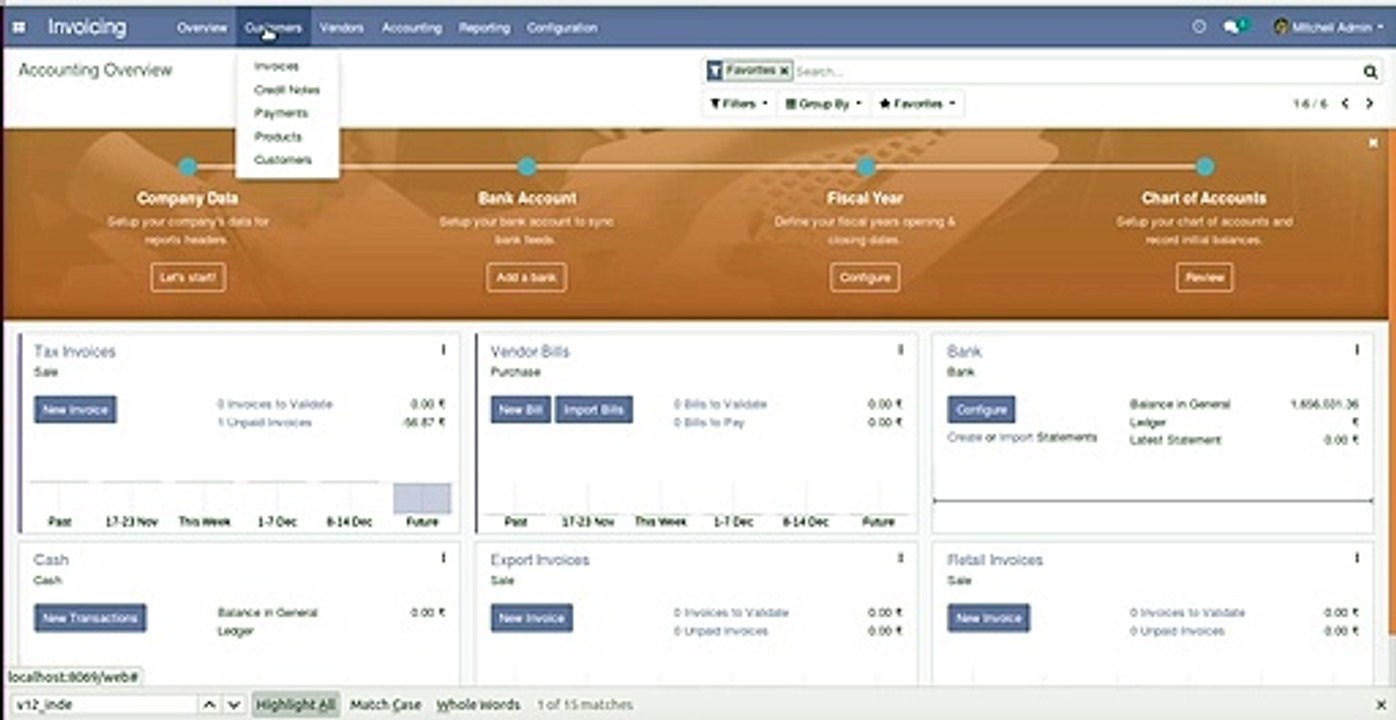How to do Payment of Multiple Customer/Vendor Invoice with Single Click | Odoo