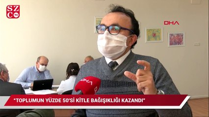 Prof. Dr. Yıldız: Toplumun yüzde 50'sinin kitle bağışıklığı kazandığını söyleyebiliriz
