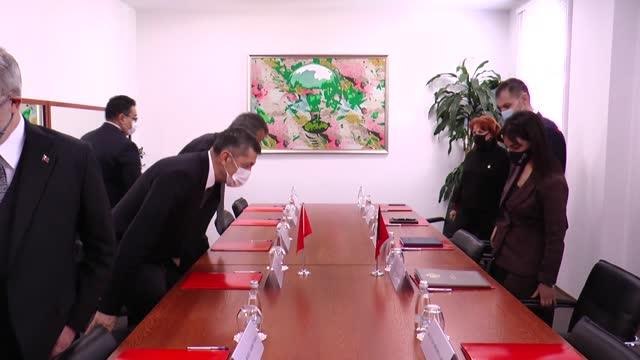 Milli Eğitim Bakanı Selçuk, Arnavutluk Eğitim Gençlik ve Spor Bakanı Kuşi ile görüştü