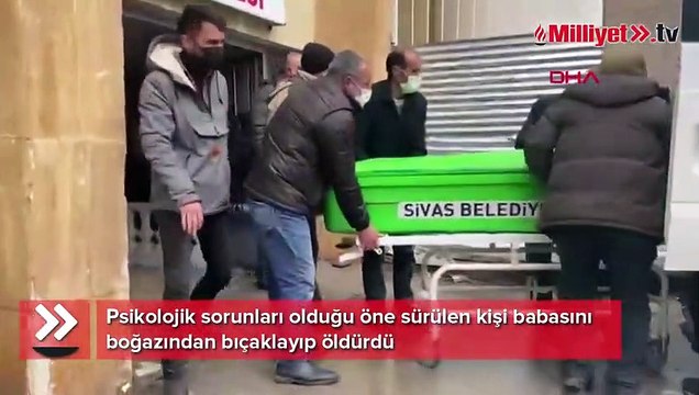 Korkunç olay! Babasını boğazından bıçaklayarak öldürdü