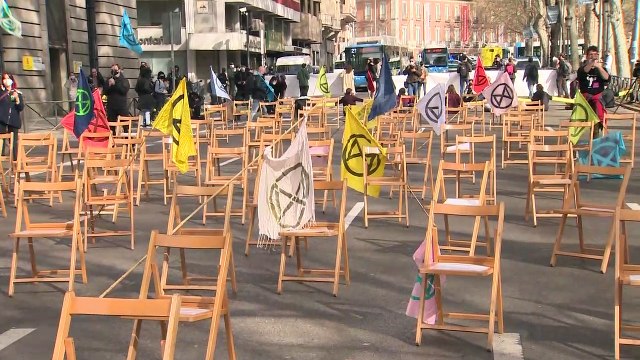 Extinction Rebellion pide medidas efectivas contra el cambio climático