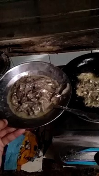 cooking our dinner