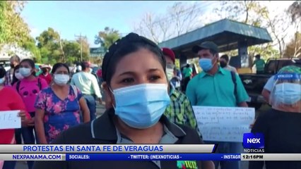 Télécharger la video: Protestas en Santa Fe de Veraguas - Nex Noticias