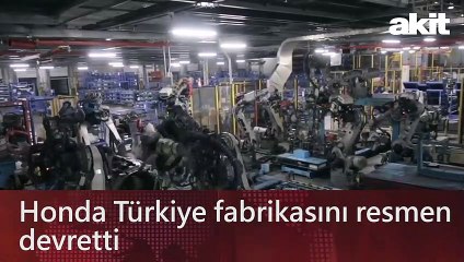 Honda Türkiye fabrikasını resmen devretti