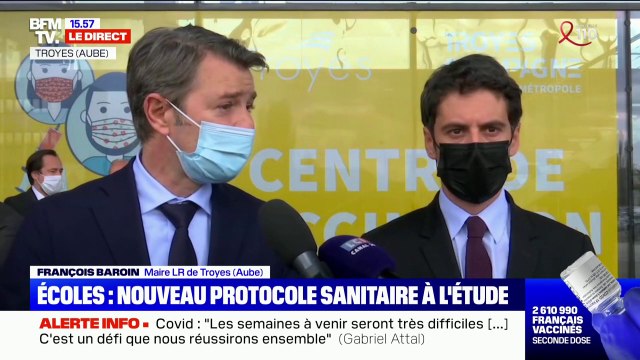 François Baroin, maire LR de Troyes: la question de la fermeture des écoles doit être ouverte dans les territoires les plus impactés