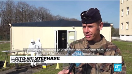 On the Covid front line with France's 2nd Dragon regiment