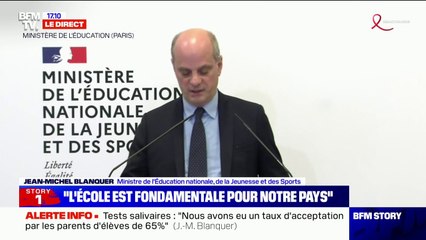 Jean-Michel Blanquer: "Les mesures consistant à avancer les vacances scolaires (...) ne sont pas forcément les solutions appropriées"