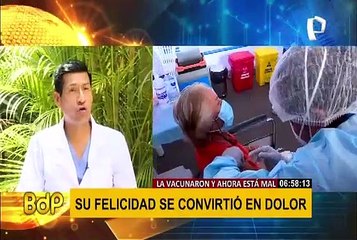 Anciana recibió vacuna de Pfizer y ahora su salud está deteriorada