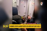 EEUU: Pasajero intenta abrir puerta de emergencia de un avión en pleno vuelo