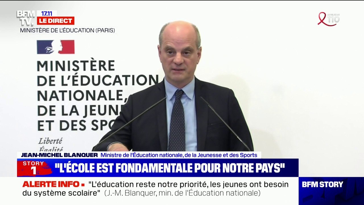 Jean-Michel Blanquer: "D'ici à la fin du mois d'avril, la vaccination pour les professeurs pourra commencer à se déployer"