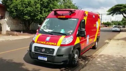 Jovem de 19 anos fica ferida ao cair em residência no Bairro Periolo