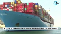 Suez atrapa 13 millones de barriles de petróleo