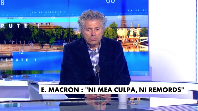 Gilles-William Goldnadel : Emmanuel Macron ne se caractérise pas par une humilité particulière, mais est-ce qu'on attendait vraiment de lui un mea culpa ?
