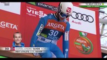 Le Norvégien Daniel Andre Tande fait une lourde chute en saut à ski