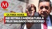 INE saca a Félix Salgado Macedonio de boleta electoral; le retira candidatura