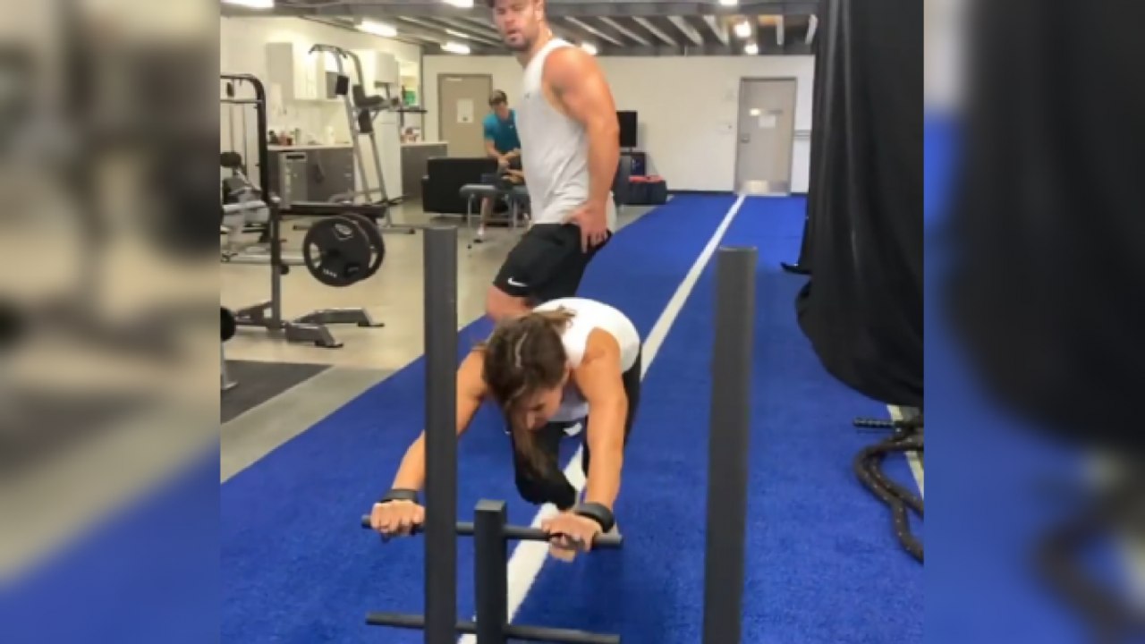 elsa pataky ejercicio de fuerza