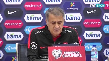 Şenol Güneş: "(Norveç maçı) Zor bir rakibi yenip kazanarak ayrılmak istiyoruz"