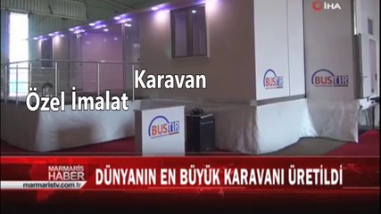 Bodrum da imalatı yapılan özel dizayn otobüs karavan ve treyler'ler dünyada ses getiriyor.