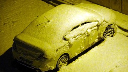 Yüksekova'da Mart ayına rağmen, lapa lapa kar yağışı