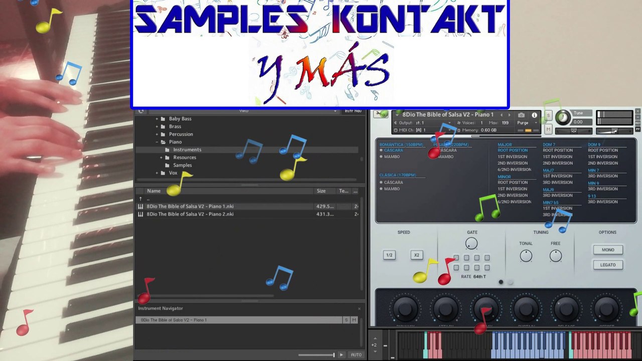 The Bible of Pop, Latin & Salsa: Volume Two BABY BASS, BRASS, PERCUSIÓN, PIANO Y VOCES. Las mejores LIBRERÍAS KONTAKT ACTUALES   (Tutorial Completo)