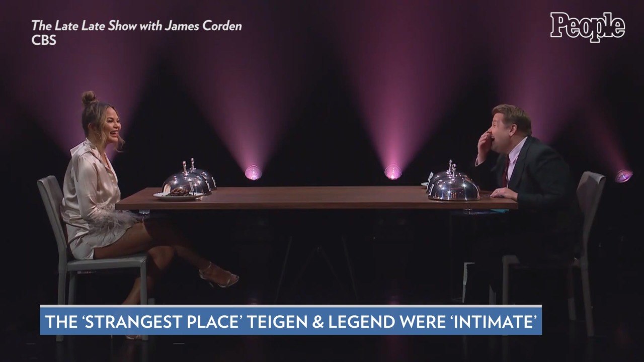 Chrissy Teigen Reveals the 'Strangest Place' Where She and John Legend Got Intimate Together
