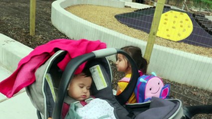 Family Visits Park with Fun Card Game Twist