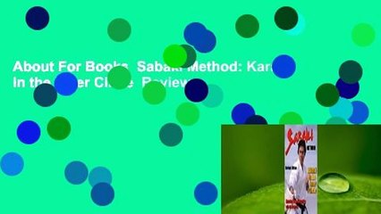 About For Books  Sabaki Method: Karate in the Inner Circle  Review