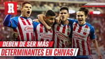 Alexis Vega y Uriel Antuna no darán triunfos a Chivas ellos solos, mencionó el ‘Pollo’ Briseño
