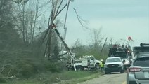 Recovery efforts begin after tornado damage in Alabama