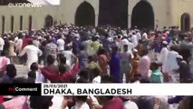 شاهد: مقتل أربعة متظاهرين خلال مسيرات للتنديد بزيارة مودي إلى بنغلادش