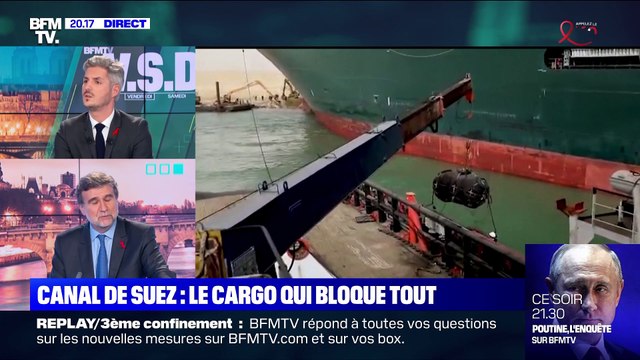 Canal de Suez: Le cargo qui bloque tout - 26/03
