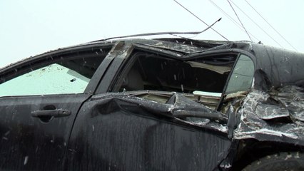 Embardée sur le Boulevard Malcolm-Fraser à La Malbaie - 26 mars 2021
