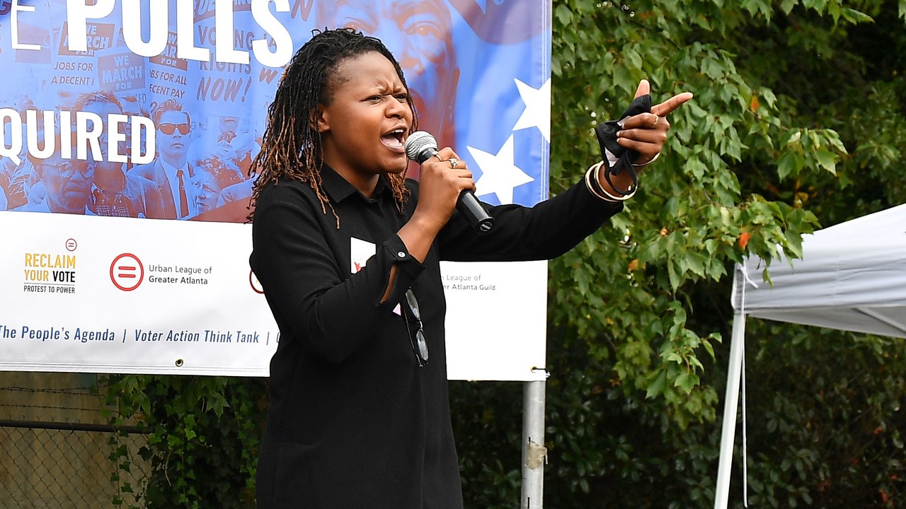 Georgia Rep. Park Cannon Was Arrested During a Protest at Governor Brian Kemp's Office