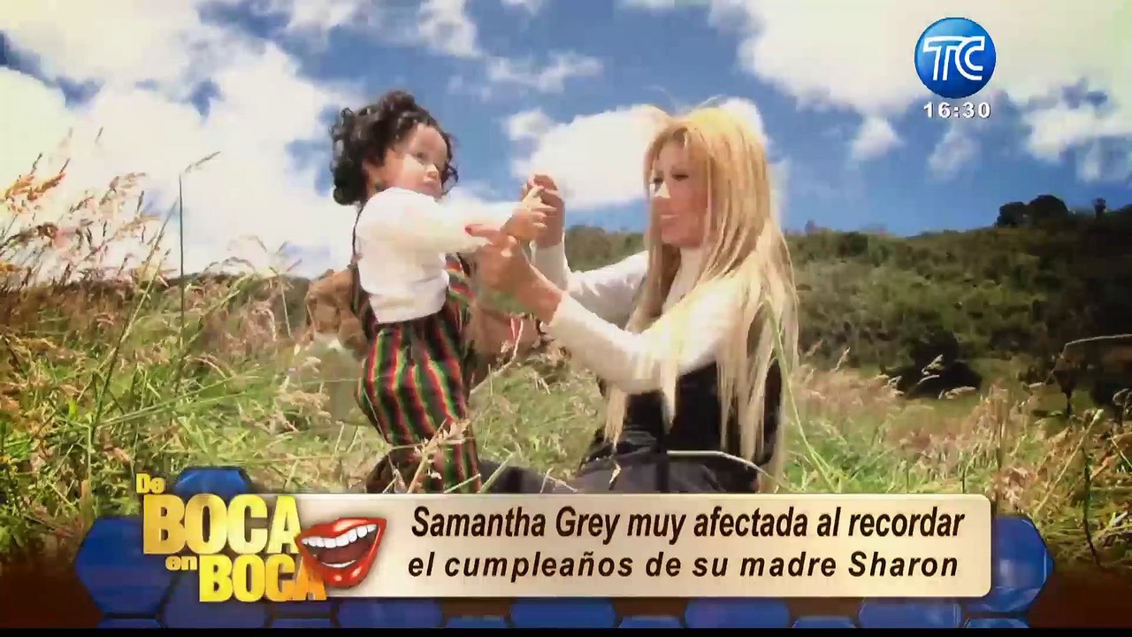 Samantha Grey rompió en llanto cuando recordó la muerte de su madre