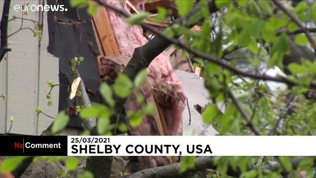 Una cascada de tornados deja 6 muertos en el sureste de Estados Unidos