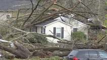 Residents begin to clean up after tornado hits Newnan, GA