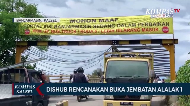 Tutup Sejak 2019, Jembatan Alalak Lama Akan Kembali Dibuka Demi Urai Kemacetan