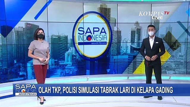 Olah TKP, Polisi Simulasi Tabrak Lari di Kelapa Gading
