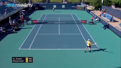 Zverev handed shock Miami exit by Ruusuvuori