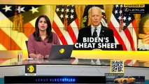 Gravitas - Joe Biden attends his first press conference with a 'cheat sheet'
