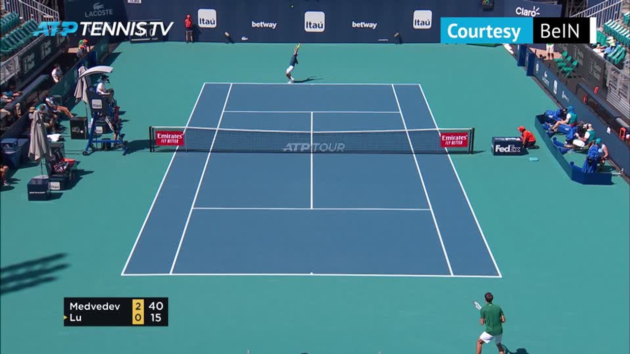 Medvedev cruises into Miami Open third round