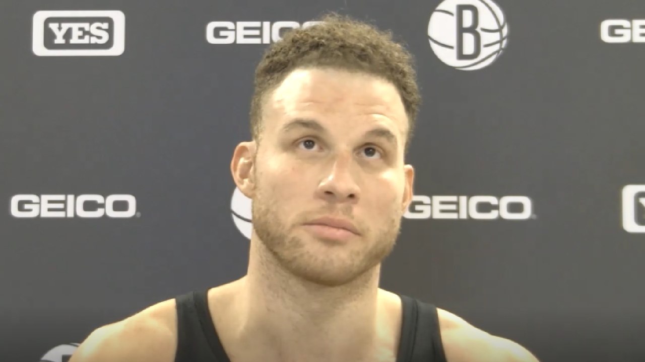 Blake Griffin Reacts to MONSTER Alley Oop vs Former Team | Nets vs Pistons