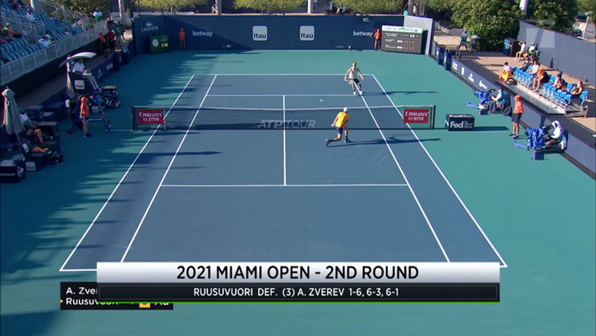 Miami Open Day Four Recap: Emil Ruusuvuori Upsets Alexander Zverev - video  Dailymotion