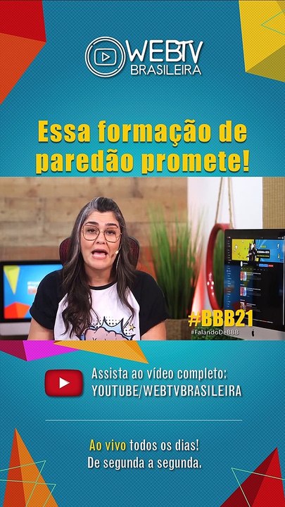 BBB21: ESSA FORMAÇÃO DE PAREDÃO PROMETE!