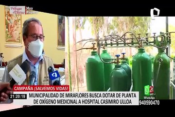 Miraflores lanza campaña para recaudar dinero y adquirir planta de oxígeno