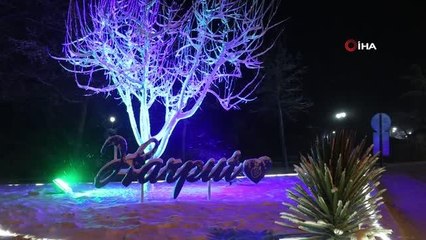 Karla kaplanan Harput'ta görsel şölen