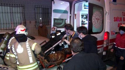 Üsküdar'da alevlerin içinde kalan yaşlı adam feci şekilde yandı