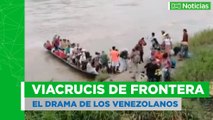 Viacrucis de migrantes venezolanos por violencia en su país